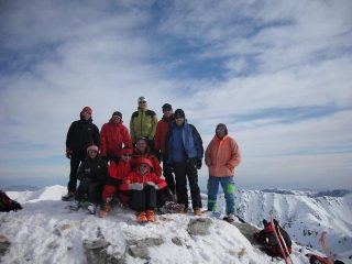 gruppo in cima