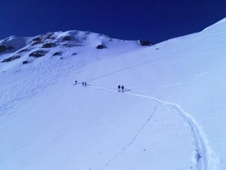 il Ciotto Mien salendo verso la Creusa 