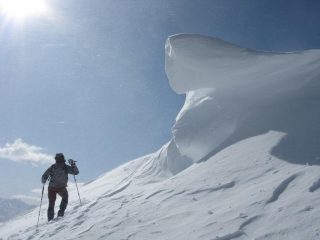 le grandi cornici formate dal vento