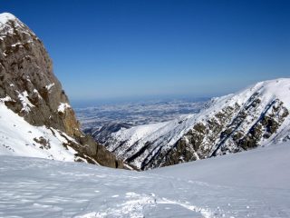 arrivati,vista su Durand e pianura