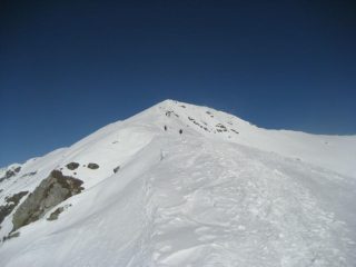 tratto conclusivo della salita