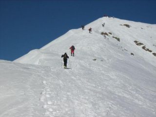 Verso la cima