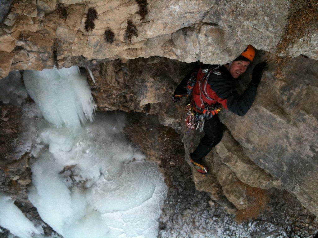 Marco in azione sul passo chiave