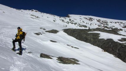 Stelvio sale verso il Mont Saint Marie (31-1-2010)