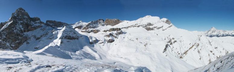panoramica dalla cima