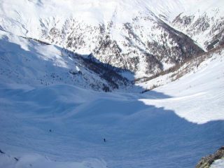 dal colle il vallone di salita