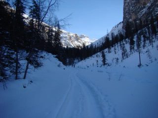 percorrendo la valle della Rienza