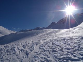 nella parte alta