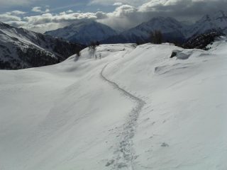 la mia traccia di salita