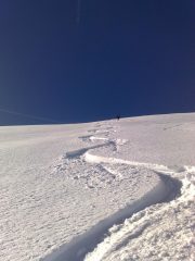 le prime tracce di discesa