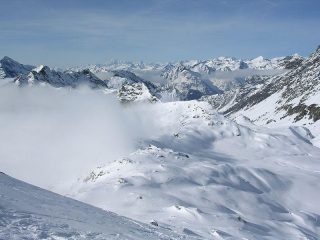 Panorama sul Monte Bianco
