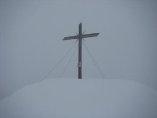 la croce di vetta della Gaishorndl
