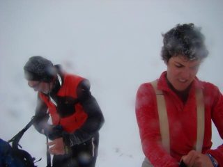 Carlotta e Eugenio in vetta