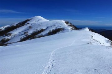 Uno sguardo a parte del  crinale percorso
