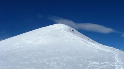 La vetta scendendo.....