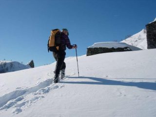 Arrivando all'Alpe Reis Pollin
