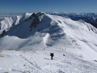 salendo al viridio, sullo sfondo il viriblanc
