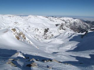 il vallone dove si sviluppa l'itinerario