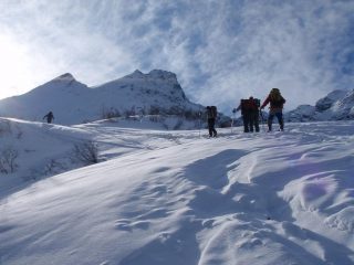in salita parte mediana