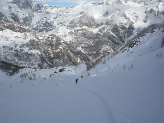 pendio di salita