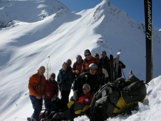 foto di gruppo in punta