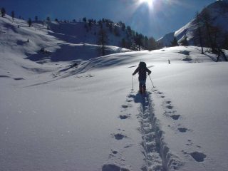 Verso il pendio finale