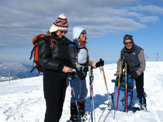 Gli amici di Cuneo: Elio, signora e una loro amica
