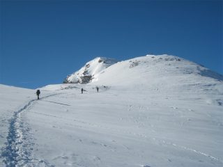 Arrivo all'anticima