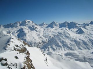 Veduta sul gruppo Granparadiso