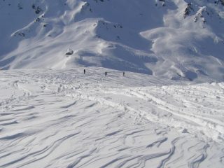 Inizio della discesa