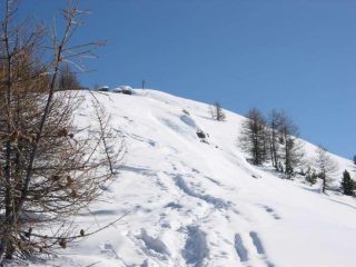 A pochi metri dalla croce