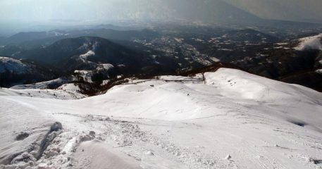 Il pendio di discesa