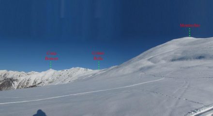 Bivio per la Cima del Bonom e delle Guardie