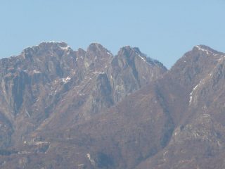 Cima Corte Lorenzo e dintorni da Gravellona Toce