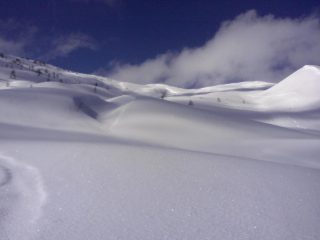 La Spalla che sale fino alla Cima Valletta
