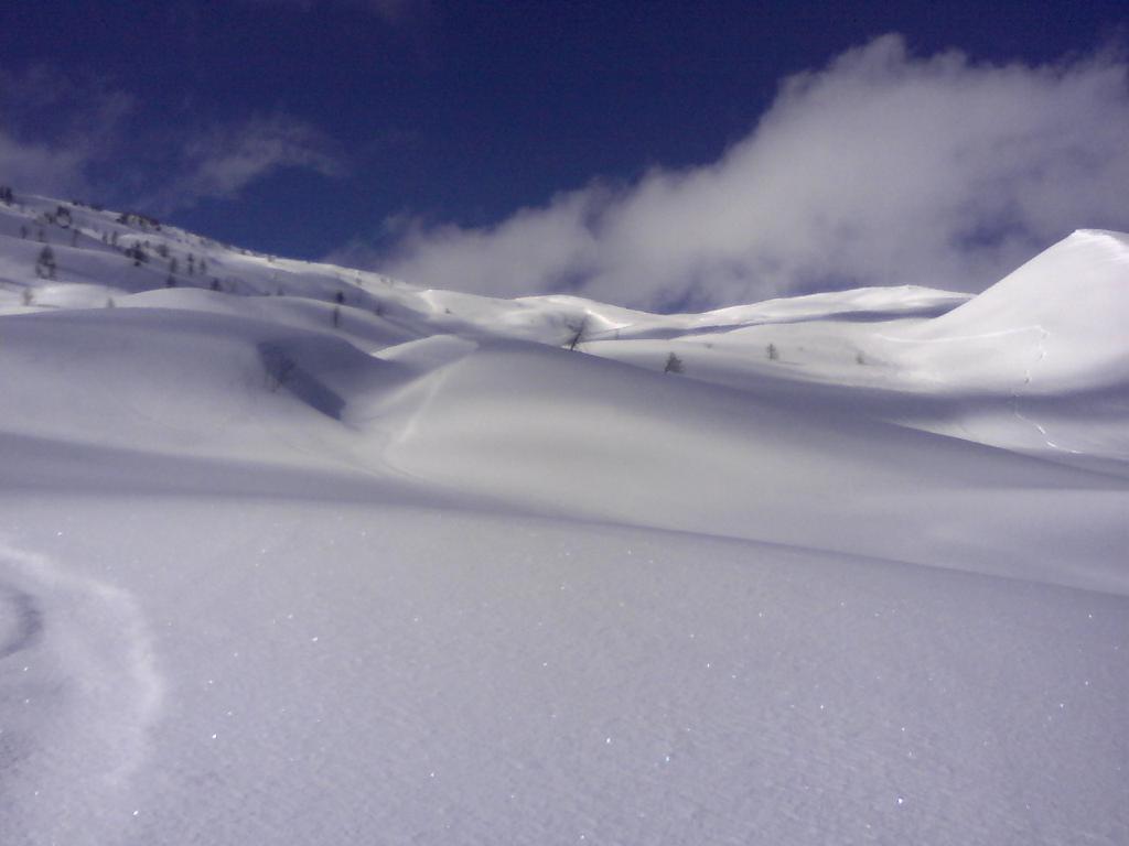 La Spalla che sale fino alla Cima Valletta