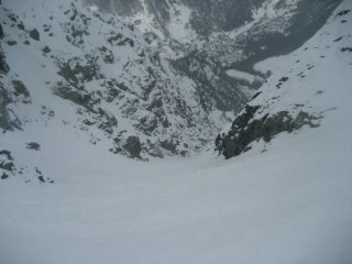in discesa