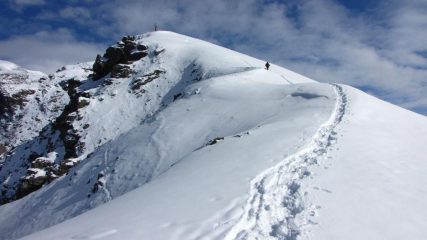 il tratto finale della cresta