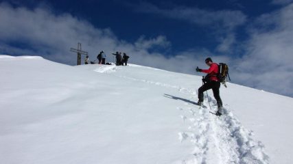 Stelvio arriva in vetta al Palon di Resy (14-2-2010)