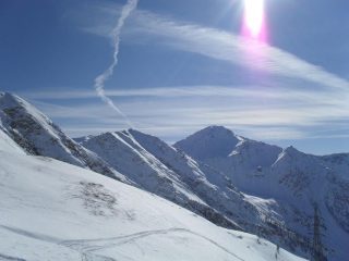 panorama sulla parte nord del monte rosso