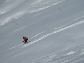 In discesa