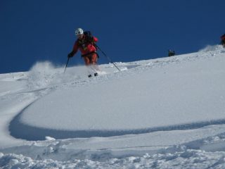 In discesa