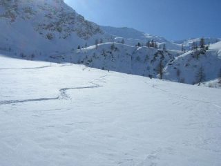 leggera crosta tratto mediano