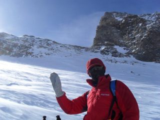 Claudio appena sotto il colle dove ci siamo riuniti