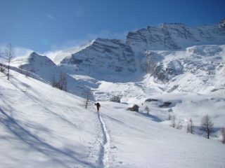 arrivando al rif Jervis ai piedi delle Levanne