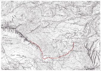 Itinerario Rocca Moross spalla Est