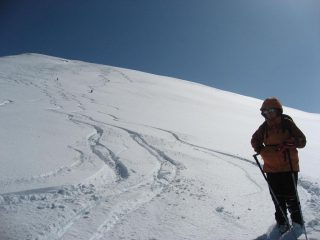 si trova anche bella neve...!