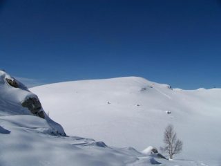 in vista della vetta