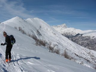inizio della lunga e panoramica dorsale