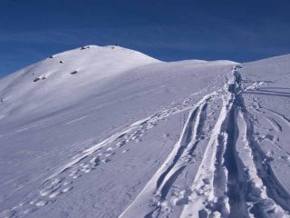 In salita verso la Cima